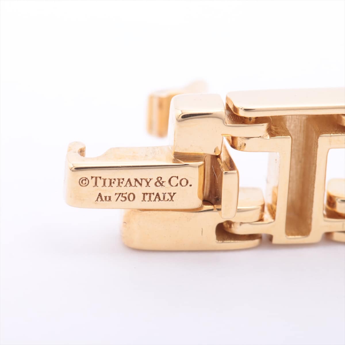 ティファニー　Tiffany & Co.　Tトゥルー ナロー ブレスレット スモール　750YG
