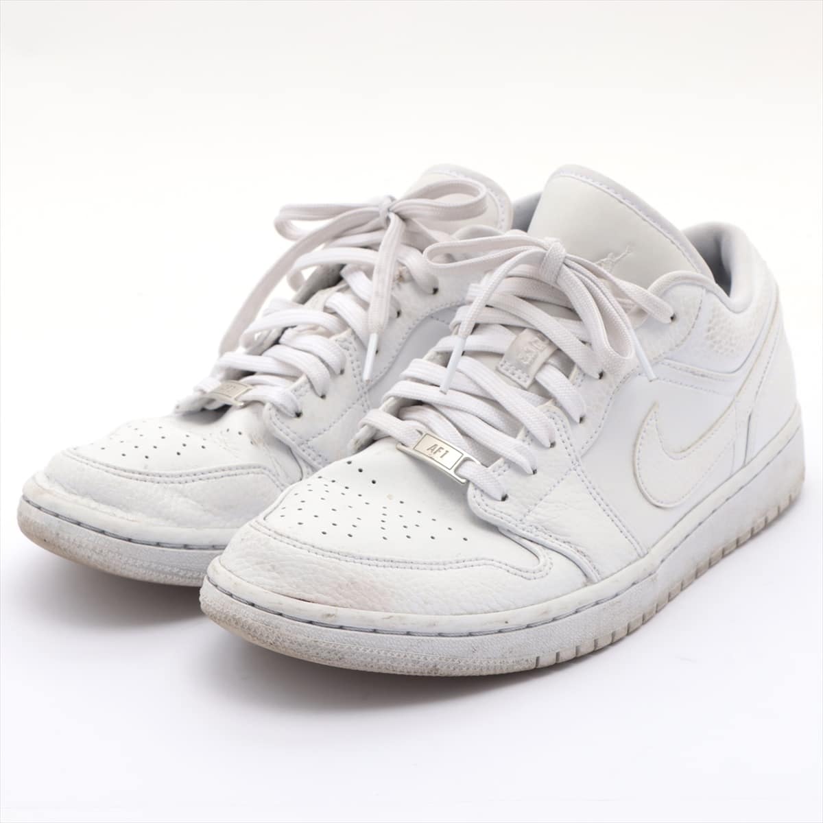 ナイキ AIR JORDAN 1 レザー スニーカー 26.5㎝ メンズ ホワイト LOW 553558－130