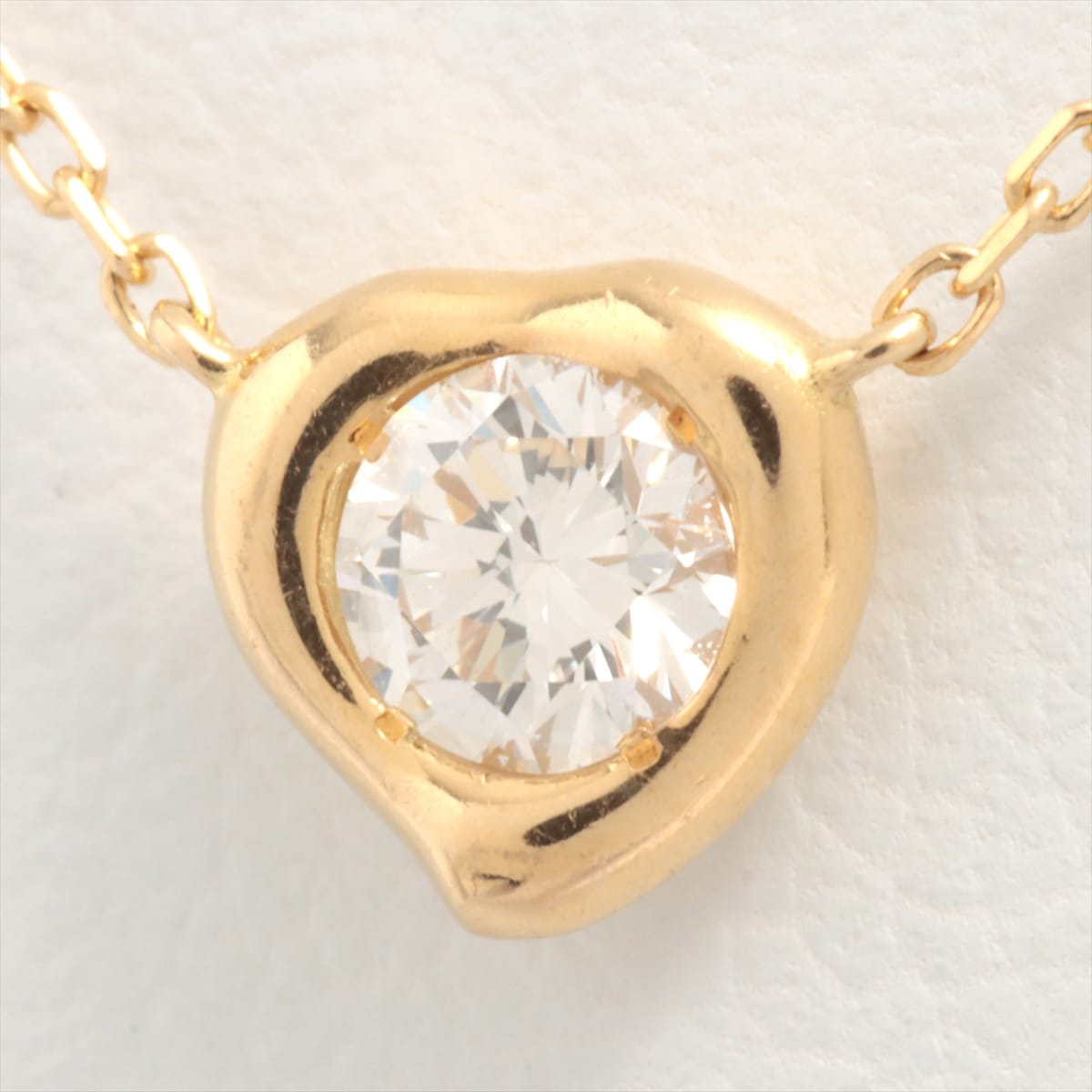 アーカー AHKAH メルティハート ダイヤ ネックレス K18YG  0.18ct｜a0432569｜中古ブランド品・ブランド古着通販｜ALLU（アリュー）