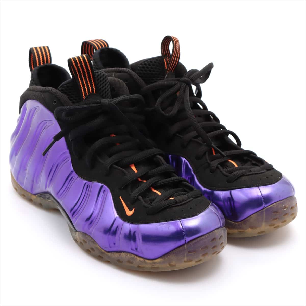 ナイキ スエード×パテント スニーカー 28㎝ メンズ パープル AIR FOAMPOSITE ONE 314996-501