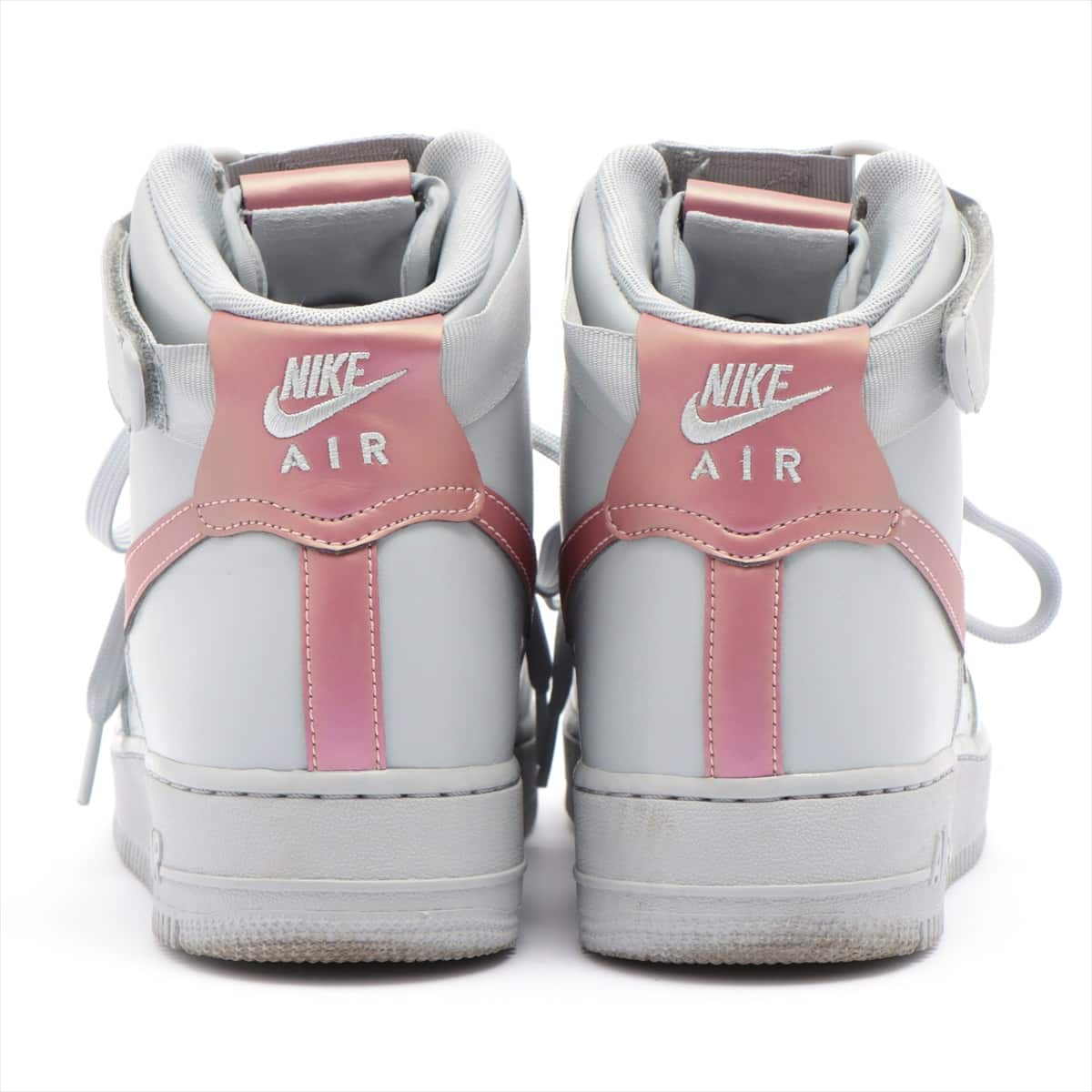 ナイキ NIKE AIR FORCE 1 レザー ハイカットスニーカー 27.0cm メンズ グレー HIGH 海外限定 806403-010