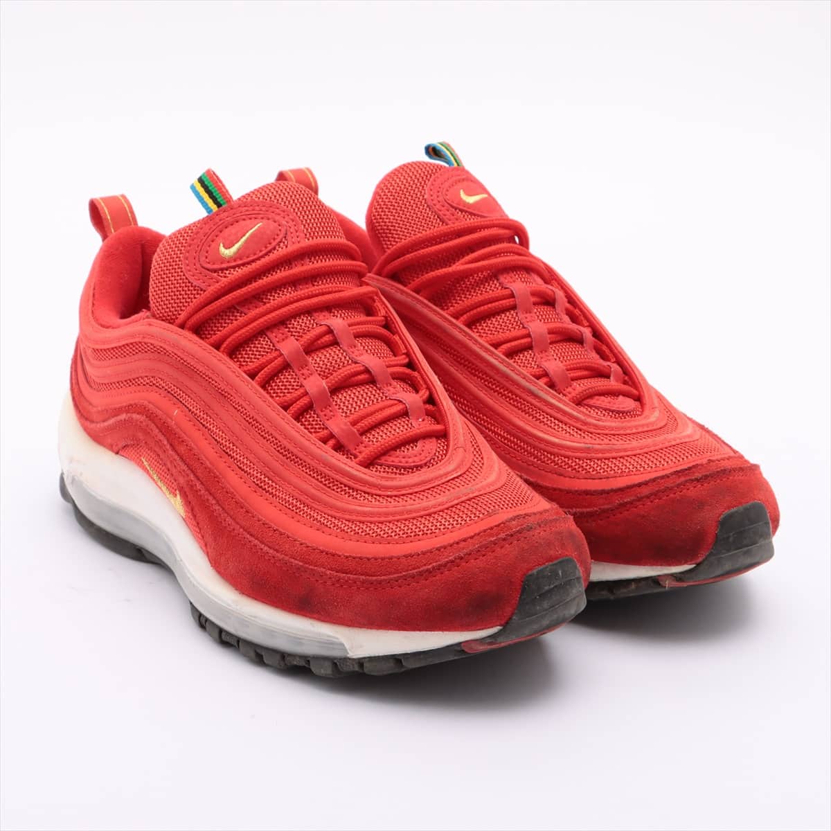 ナイキ メッシュ スニーカー 27cm メンズ レッド AIR MAX 97 QS CI3708-600