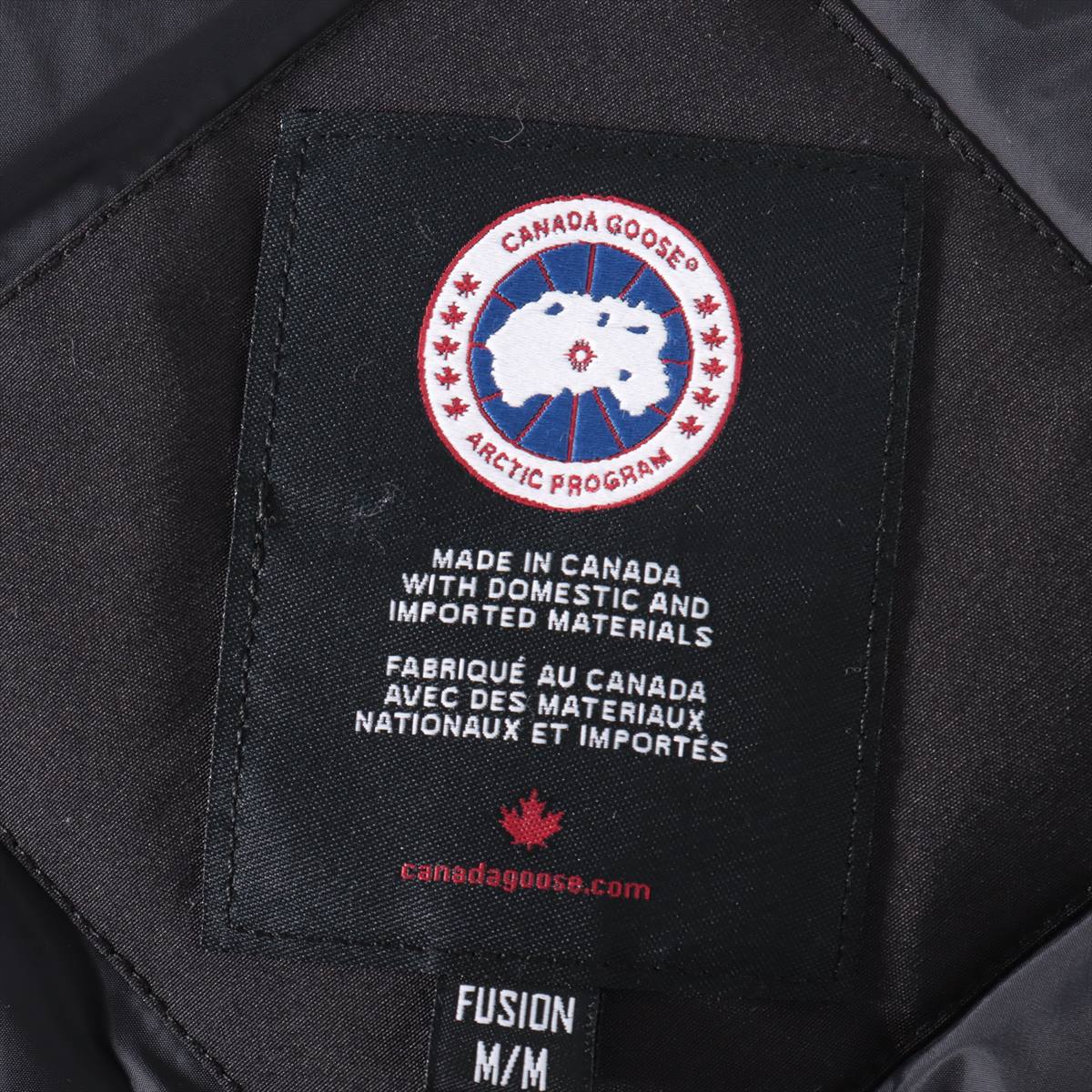 カナダグース ROSSCLAIR PARKA コットン×ポリエステル ダウンジャケット フュージョン/M レディース ブラック  2580LA サザビー ファー取り外し可能。