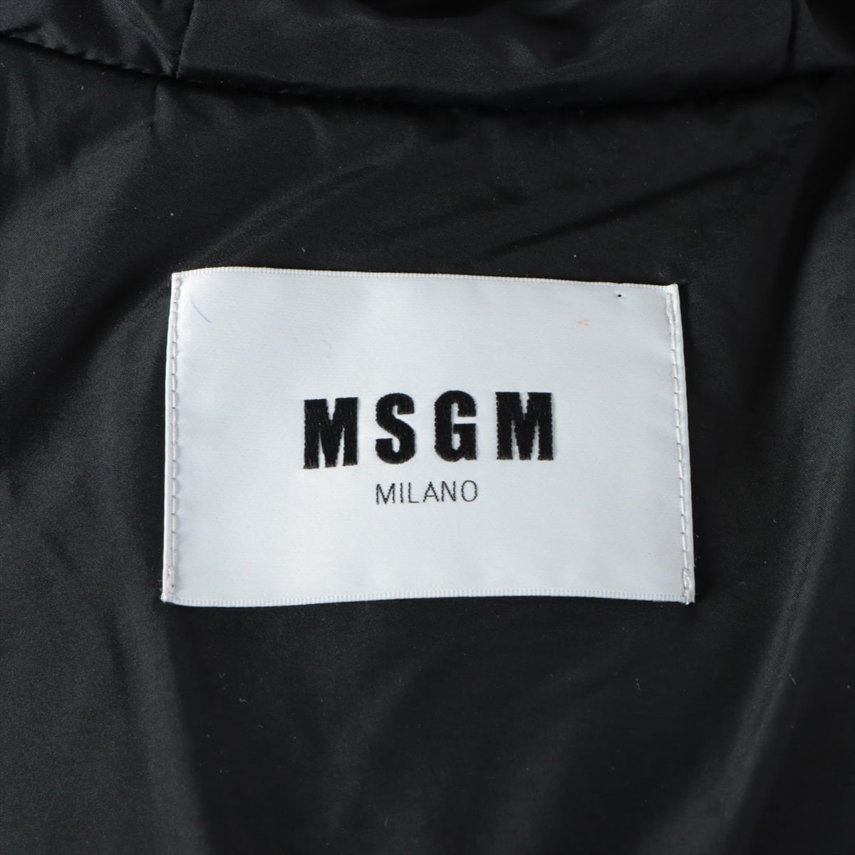 MSGM フェイクファー ジャケット 40 レディース ブルー