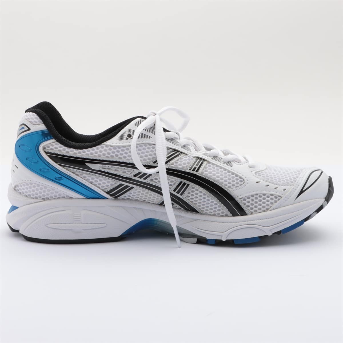 アシックス メッシュ スニーカー 27 メンズ ブルー×ホワイト GEL-KAYANO 1201A019