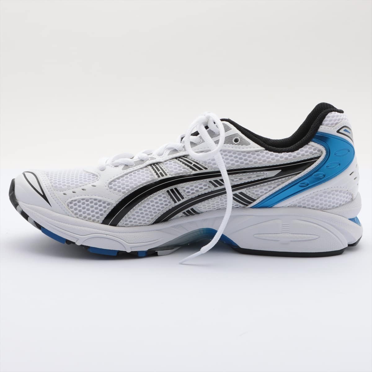 アシックス メッシュ スニーカー 27 メンズ ブルー×ホワイト GEL-KAYANO 1201A019