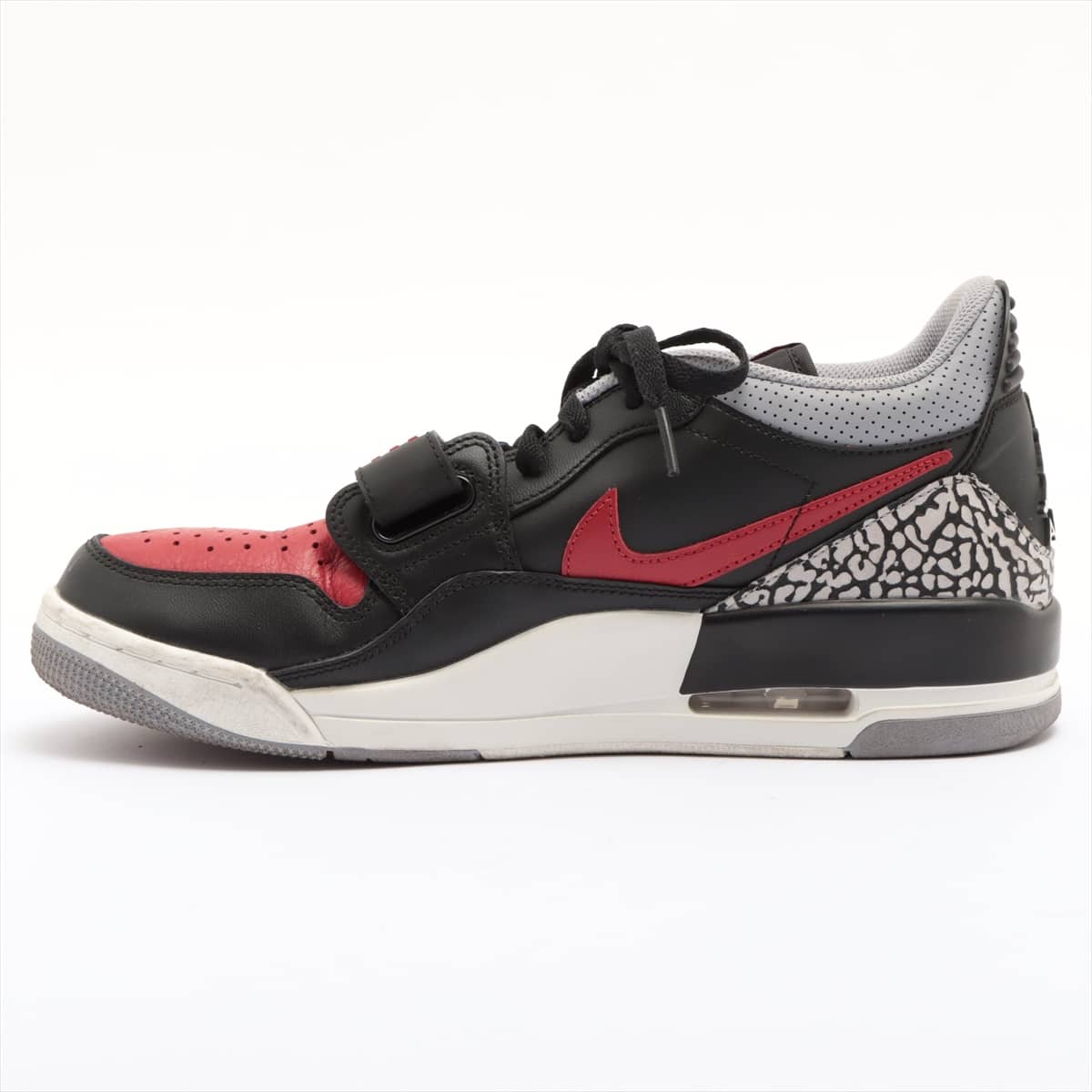 ナイキ レザー スニーカー 27.5cm メンズ レッド×ブラック AIR JORDAN LEGACY 312 LOW  CD7069-006｜a0494301｜中古ブランド品・ブランド古着通販｜ALLU（アリュー）