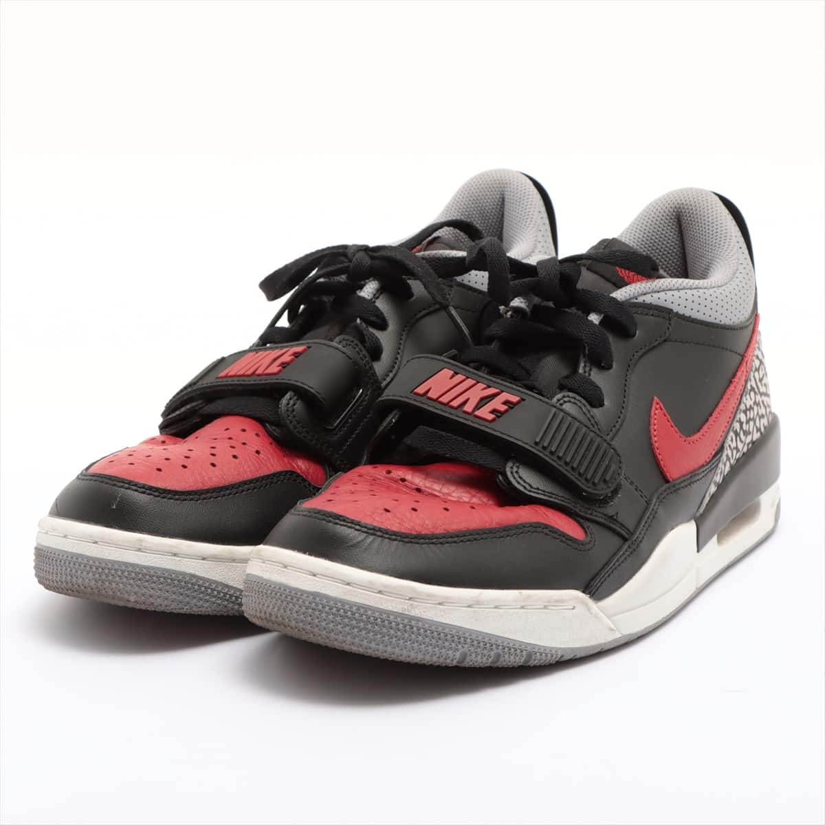 ナイキ レザー スニーカー 27.5cm メンズ レッド×ブラック AIR JORDAN LEGACY 312 LOW  CD7069-006｜a0494301｜中古ブランド品・ブランド古着通販｜ALLU（アリュー）