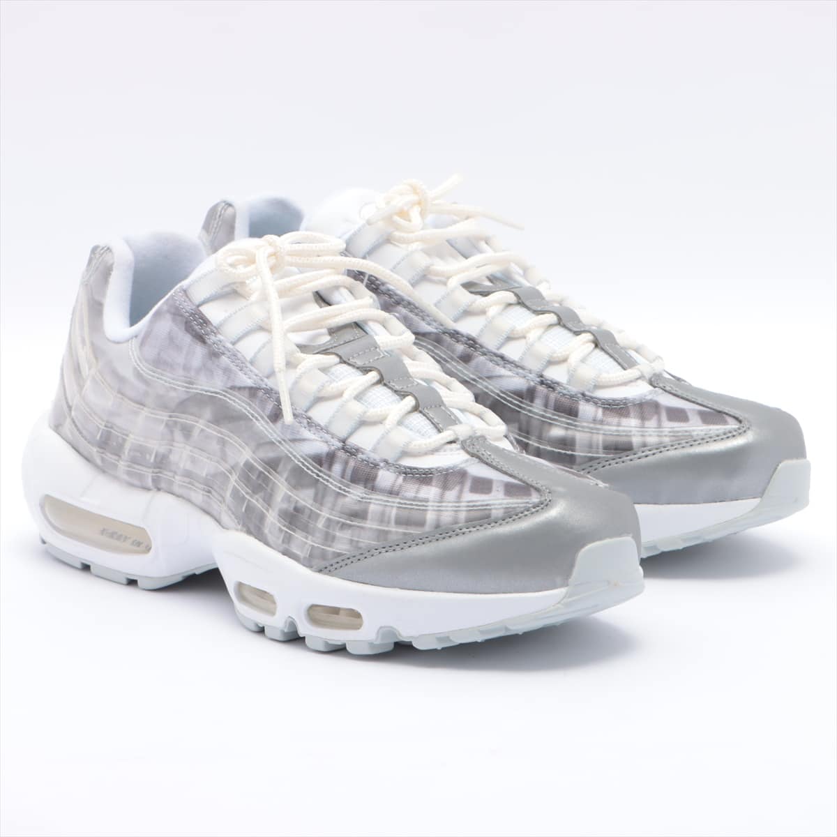 ナイキ AIR MAX 95 スエード スニーカー 26.5 メンズ ホワイト