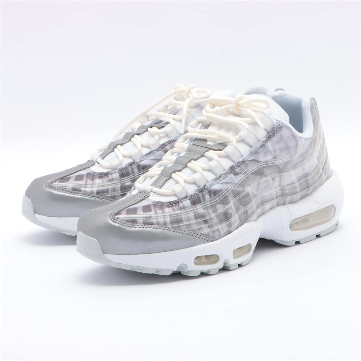 ナイキ AIR MAX 95 スエード スニーカー 26.5 メンズ ホワイト