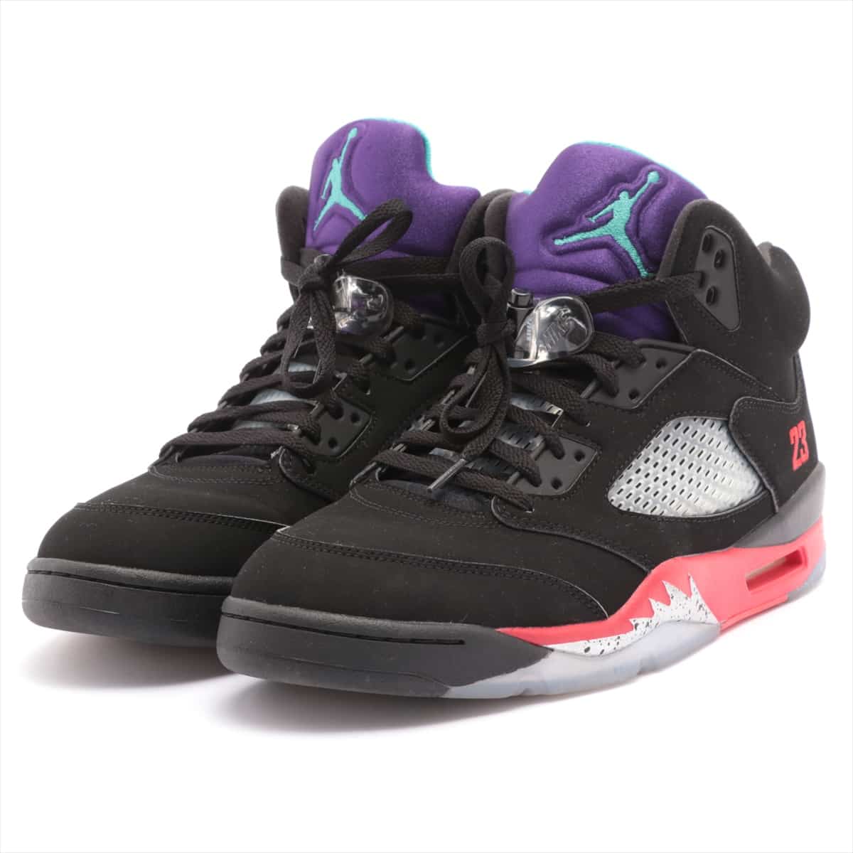 ナイキ スエード ハイカットスニーカー 29㎝ メンズ ブラック AIR JORDAN5 RETRO TOP3 CZ1786