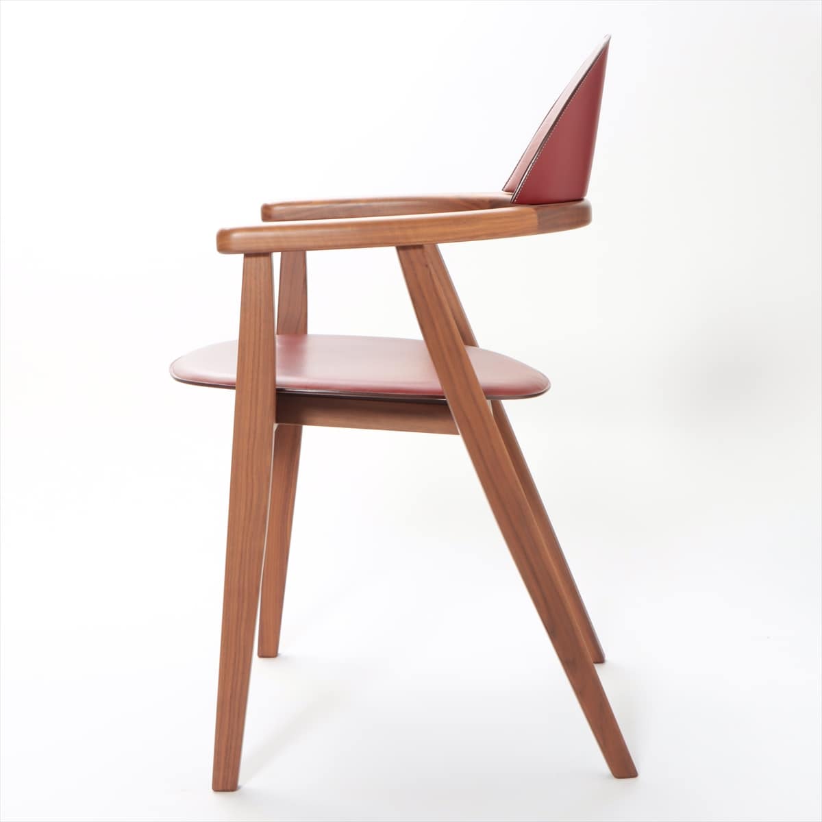 エルメス 椅子 ボックスカーフ ボルドー Metiers chair｜a0515706｜中古ブランド品・ブランド古着通販｜ALLU（アリュー）