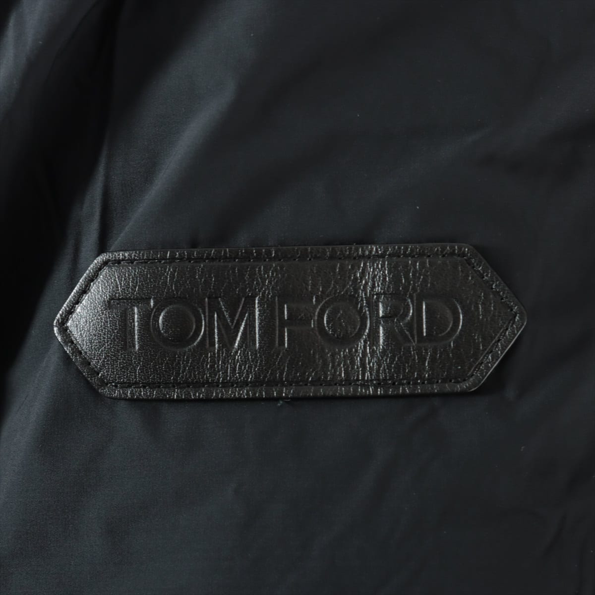 トムフォード ナイロン×ポリウレタン ダウンジャケット 48 メンズ ブラック