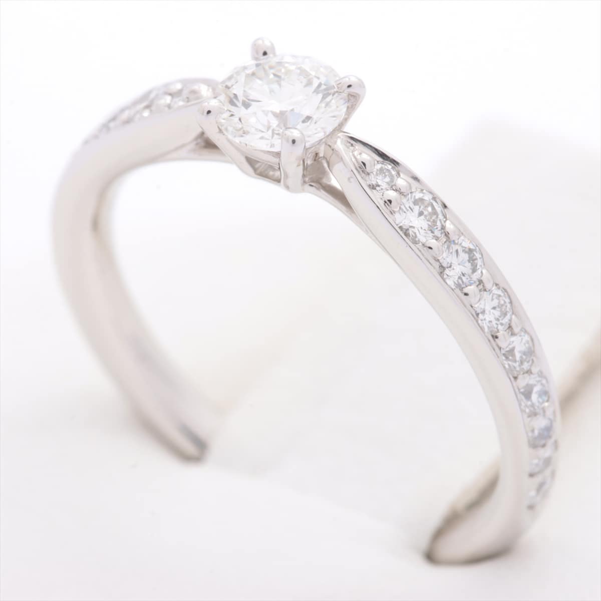 ティファニー Tiffany & Co. ハーモニー エンゲージメント リング Pt950 0.22ct  #5｜a0532726｜中古ブランド品・ブランド古着通販｜ALLU（アリュー）