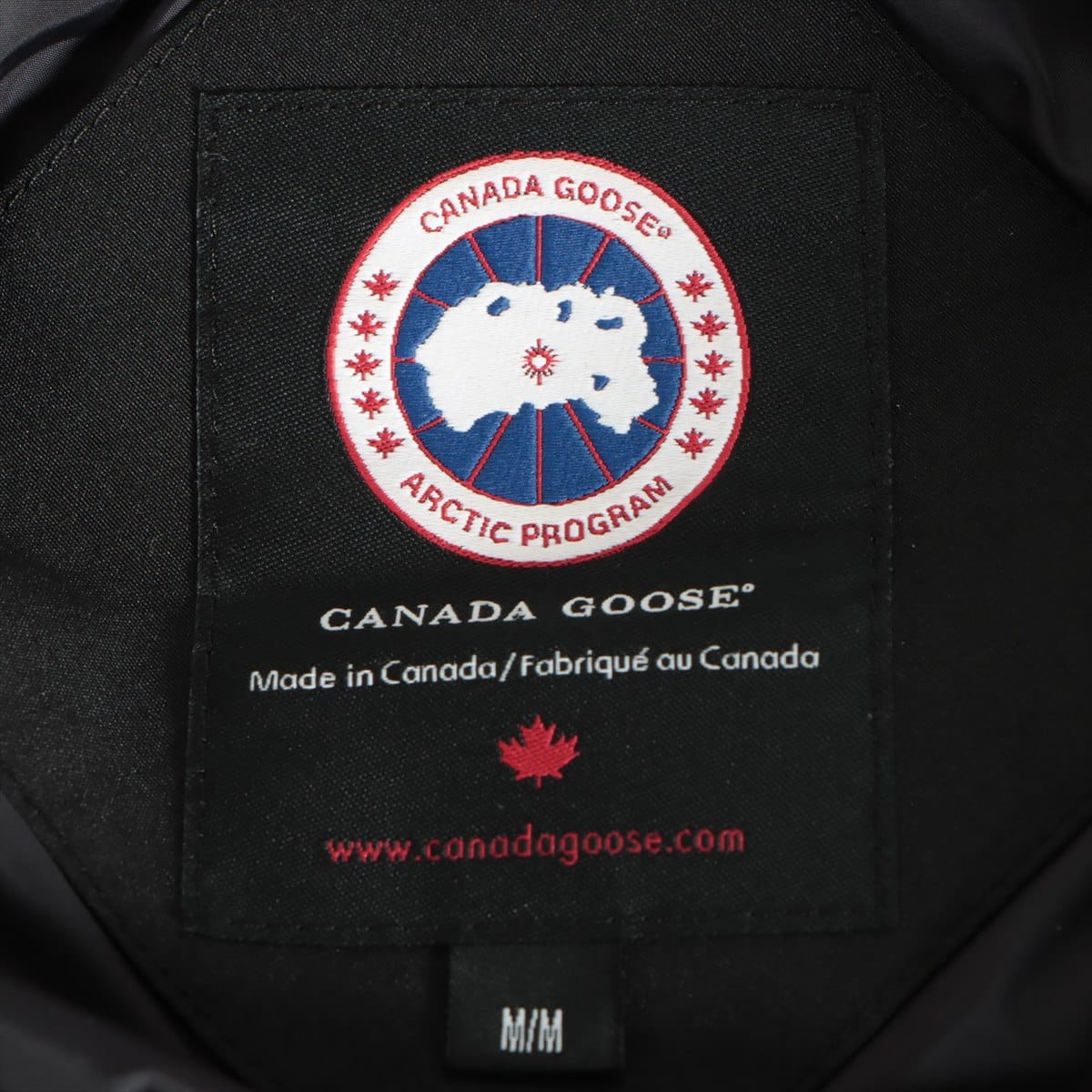 カナダグース MAITLAND コットン×ポリエステル ダウンジャケット M メンズ ブラック  4550M サザビー