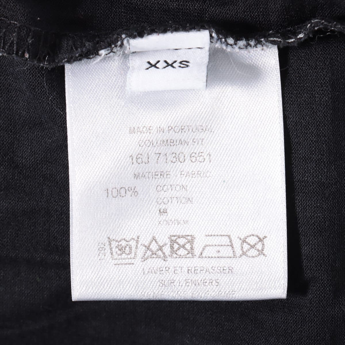 ジバンシィ コットン Tシャツ XXS メンズ ブラック