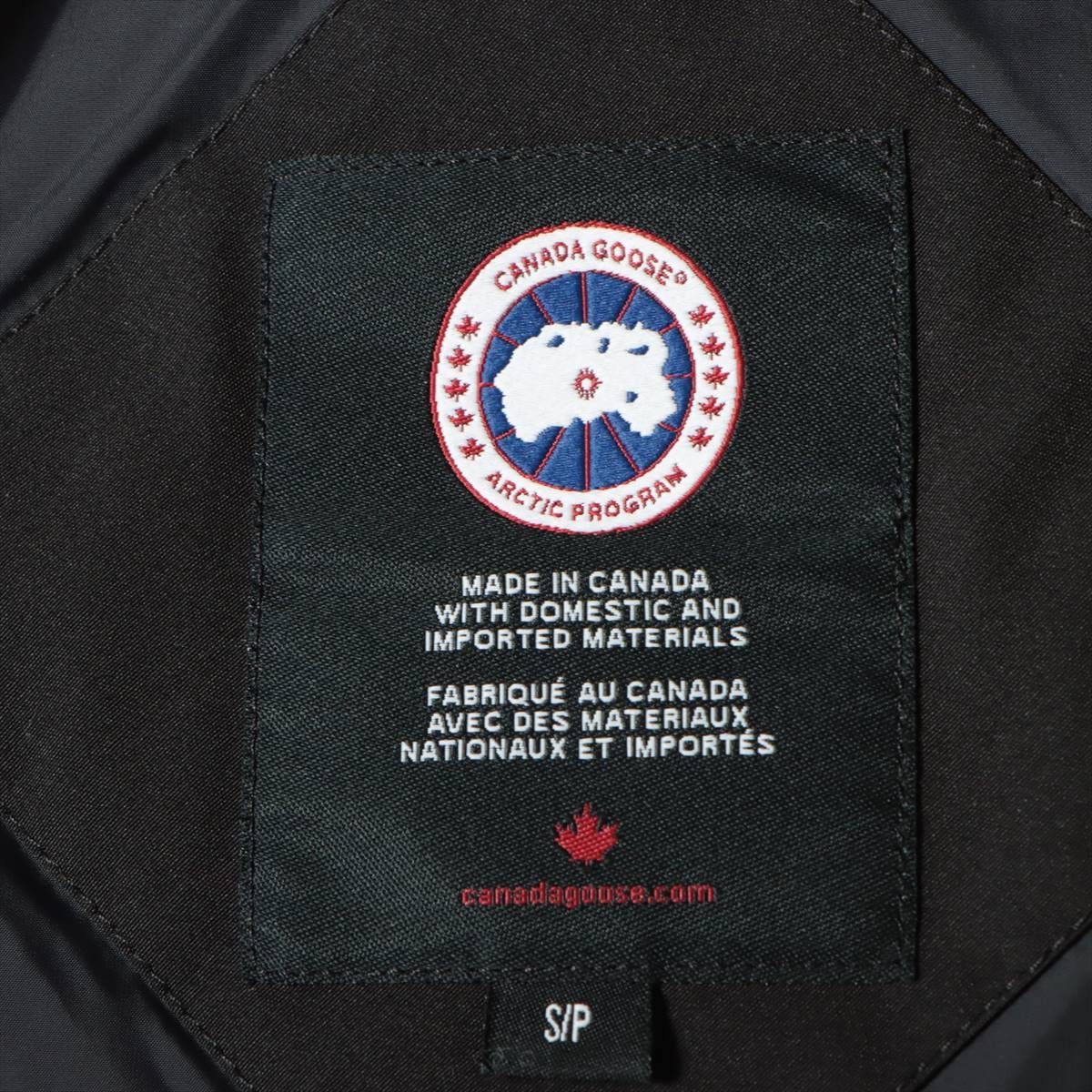 カナダグース MACKENZIE ポリエステル ダウンジャケット S/P レディース ブラック  2302JL サザビー ファー取り外し可能。