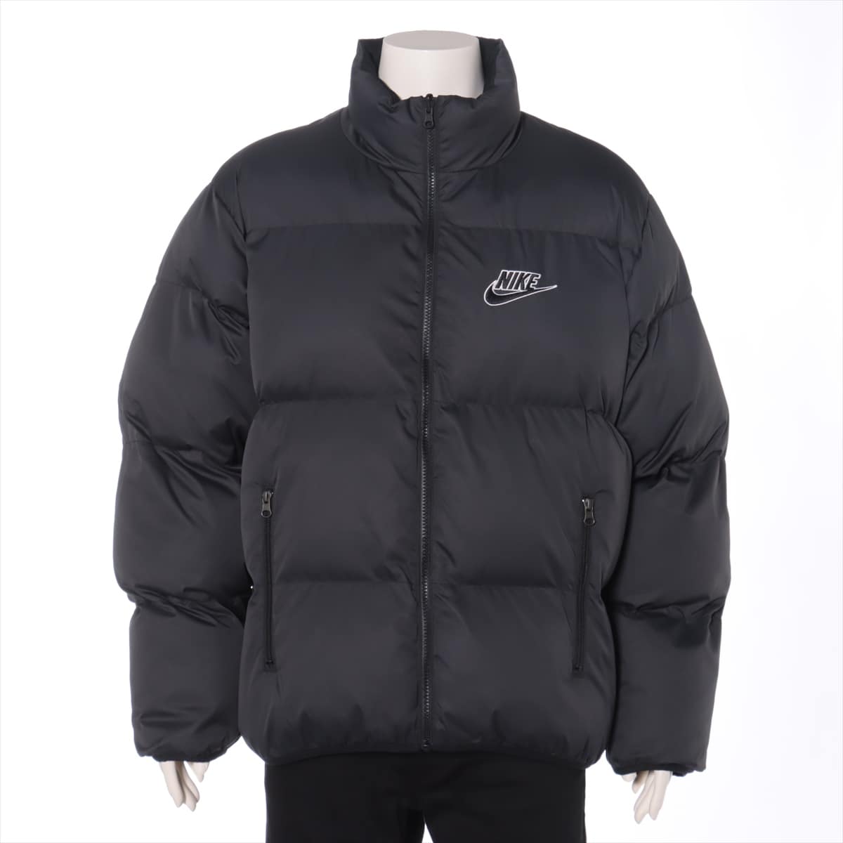 ナイキ×シュプリーム 21SS ポリエステル ダウンジャケット L メンズ ブラック Reversible Puffy Jacket  リバー｜a0630396｜中古ブランド品・ブランド古着通販｜ALLU（アリュー）