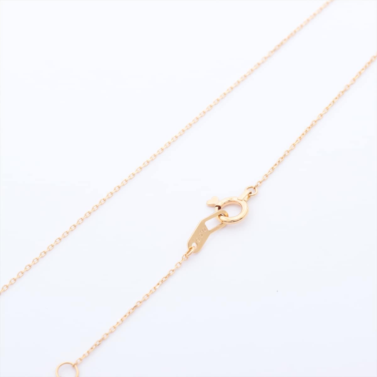 スタージュエリー　STAR JEWELRY　ムーンセッティング　ダイヤ ネックレス　K18YG　0.06ct