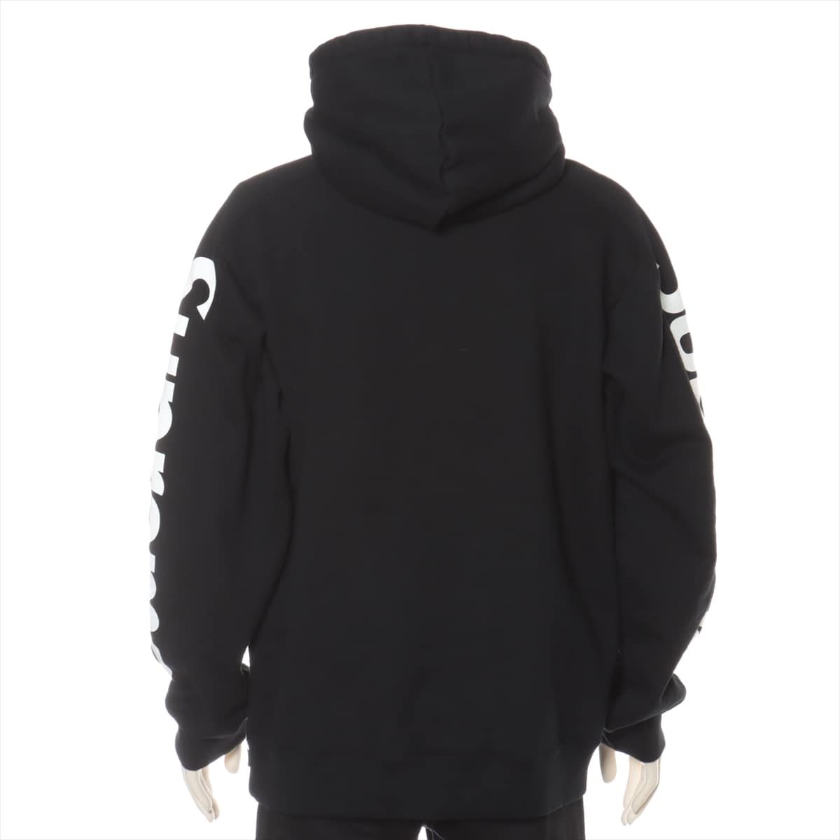 シュプリーム 18SS コットン パーカー L メンズ ブラック  Sideline Hooded