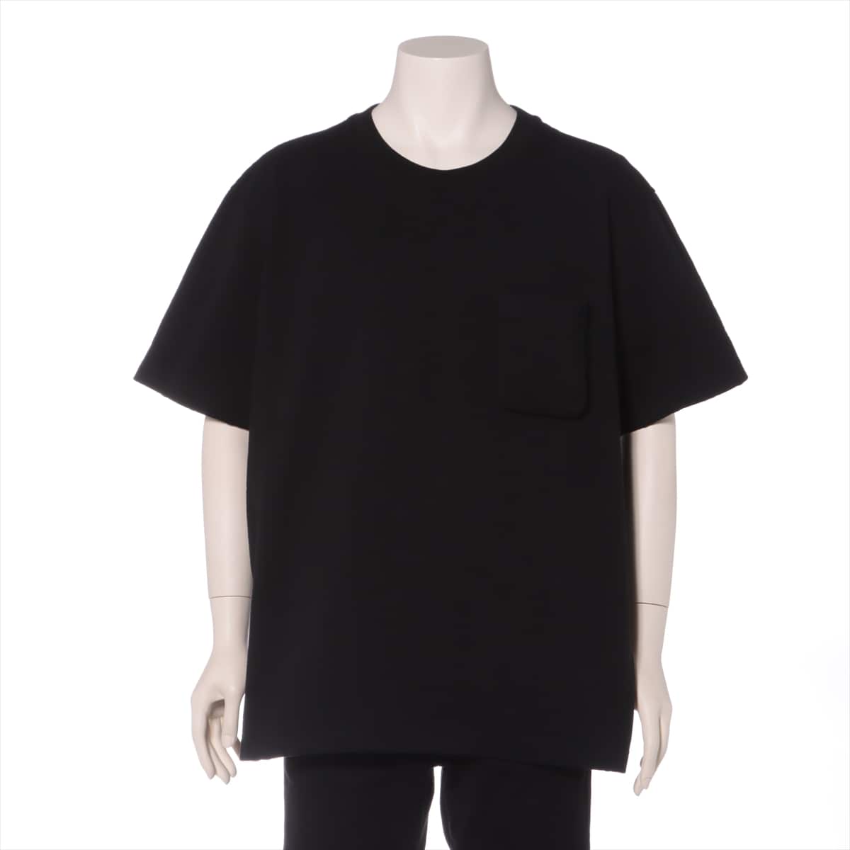 ルイヴィトン RM212Q コットン Tシャツ XL メンズ ブラック  モノグラム