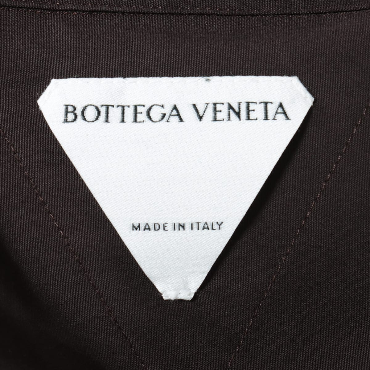 ボッテガヴェネタ 20年 コットン×ポリウレタン シャツ 40 メンズ ダークブラウン