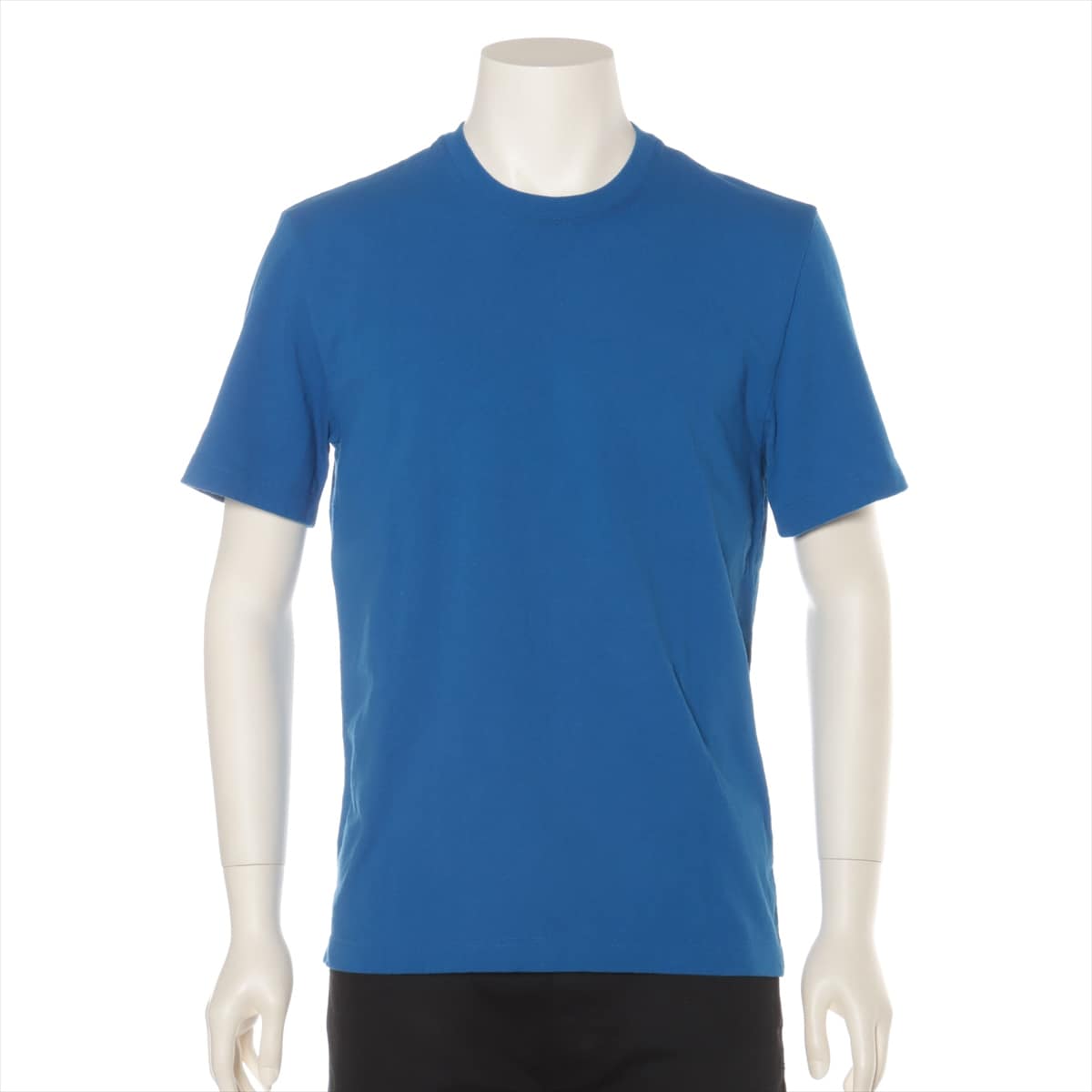 ボッテガヴェネタ コットン Tシャツ S メンズ ブルー  ロゴ刺繍