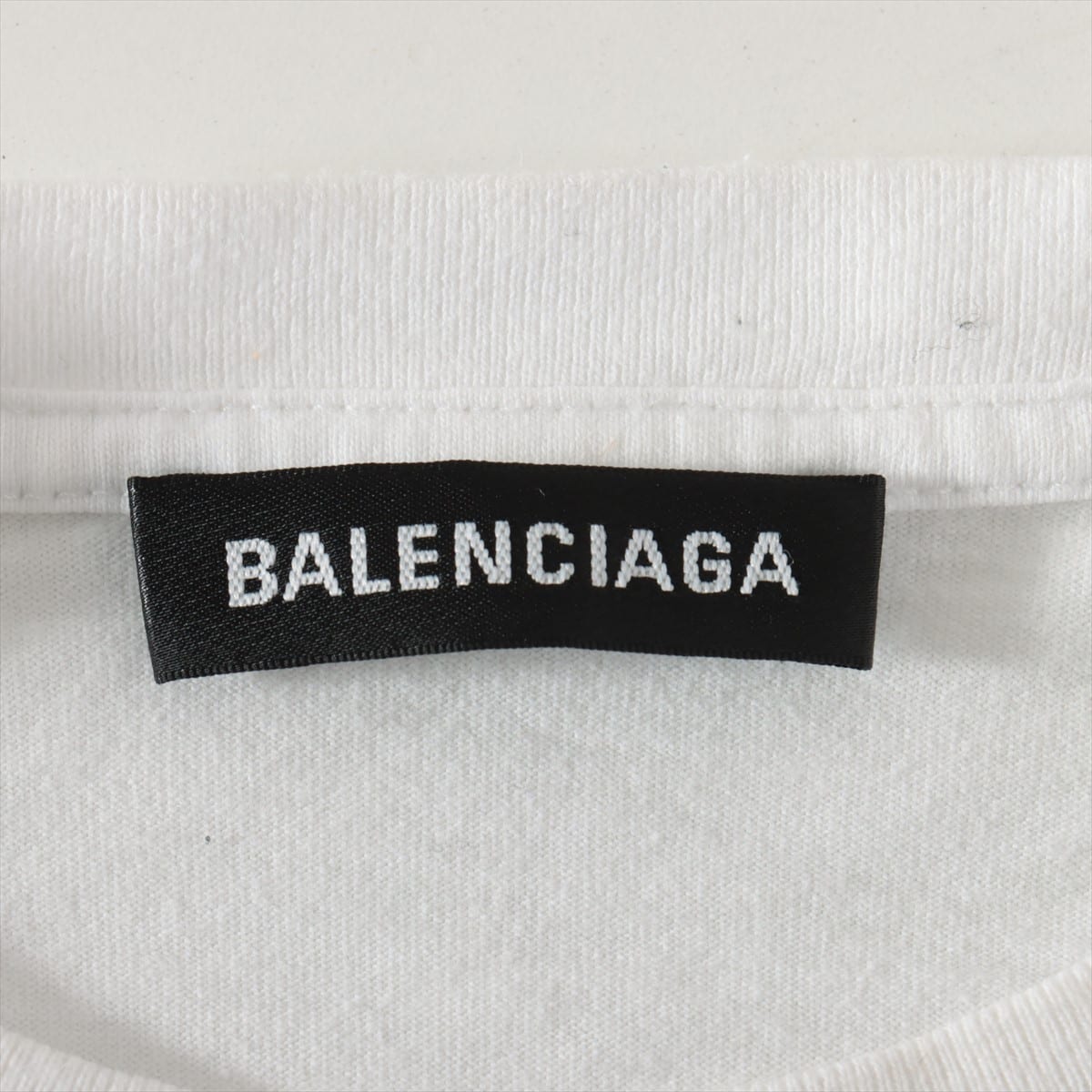 バレンシアガ 18年 コットン Tシャツ XS メンズ ホワイト  BBロゴ