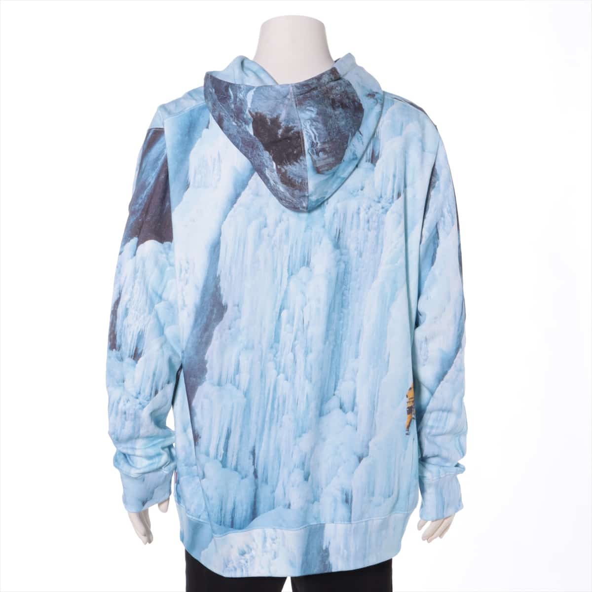 シュプリーム×ノースフェイス 21SS コットン パーカー XL メンズ ブルー  NT12100I Ice Climb Hooded Sweatshirt