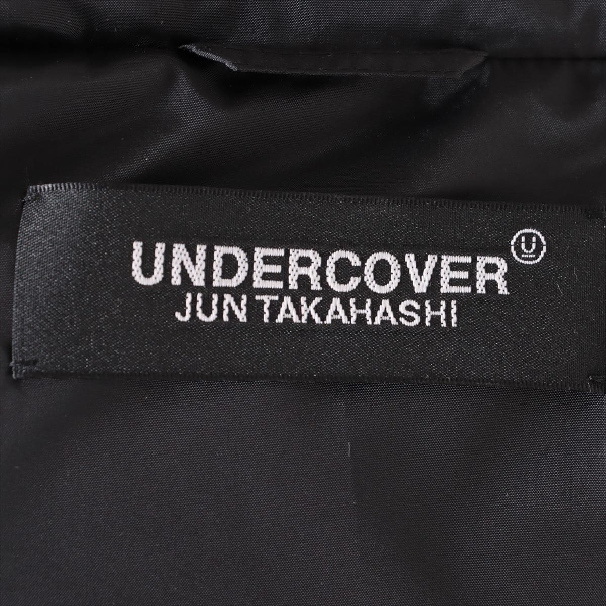 アンダーカバー×ジュンタカハシ 21年 ポリエステル ダウンジャケット 2 メンズ ブラック  UCZ9204 30周年記念 レザースリーブ