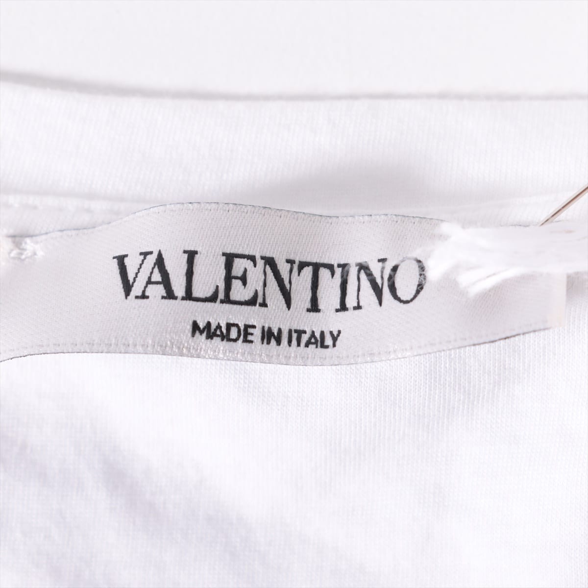 ヴァレンティノ×アンダーカバー 19AW コットン Tシャツ M メンズ ホワイト  スカル ロゴ