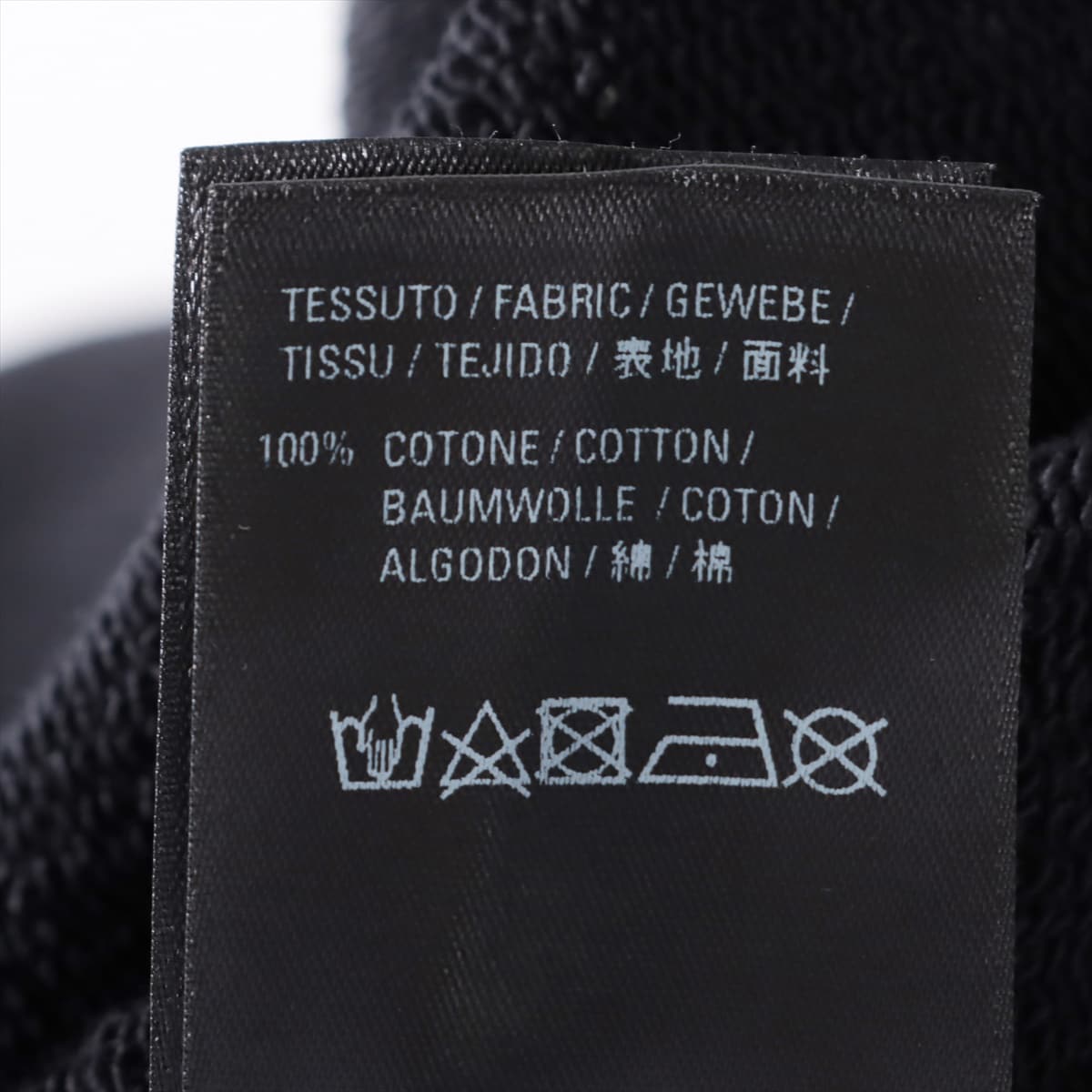 バレンシアガ 19AW コットン パーカー L メンズ ブラック  BBロゴ