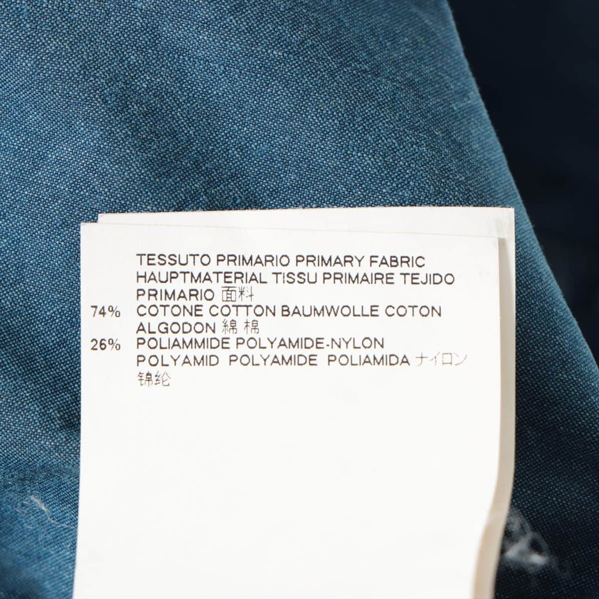 メゾンマルジェラ 17年 コットン×ナイロン デニムジャケット 44 メンズ ブルー  10