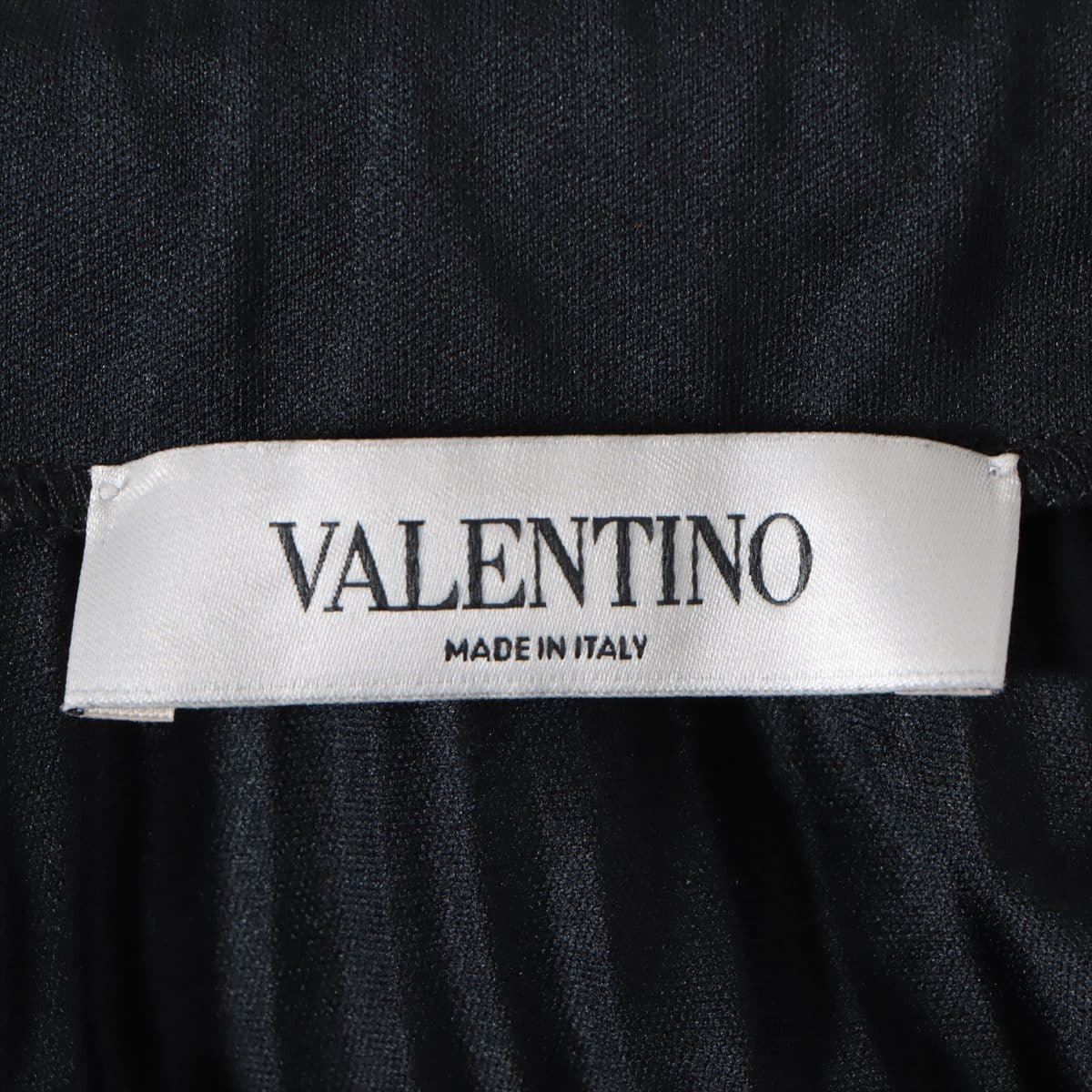 ヴァレンティノ ポリエステル スカート XS レディース ブラック  Vロゴ