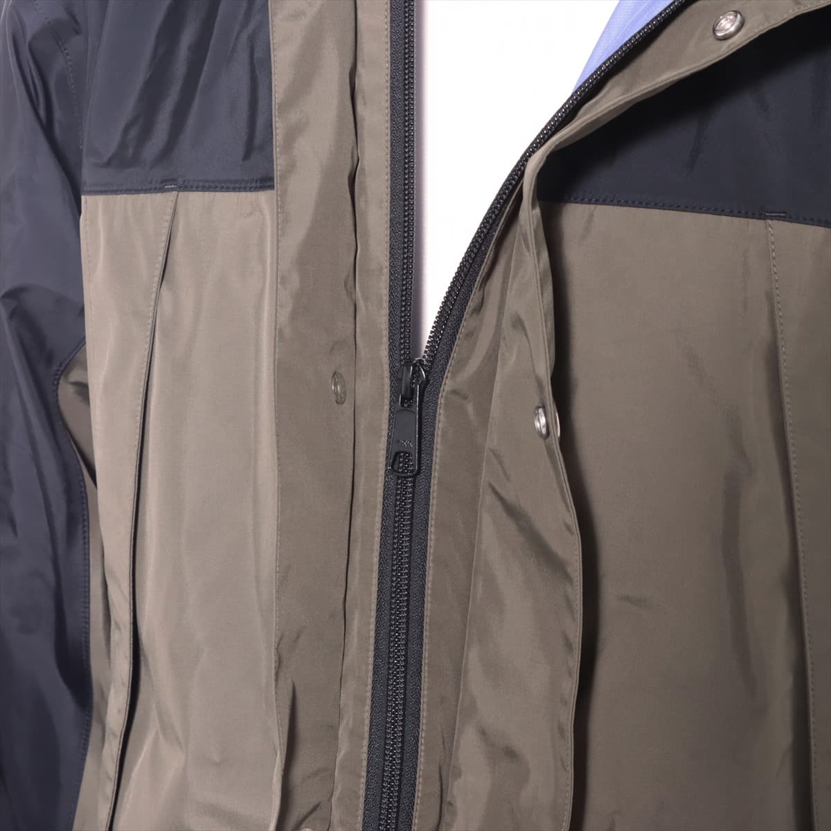 ノースフェイス ナイロン マウンテンパーカー M メンズ ブラック×カーキ  NP11940  MOUNTAIN RAINTEX COAT ゴアテックス