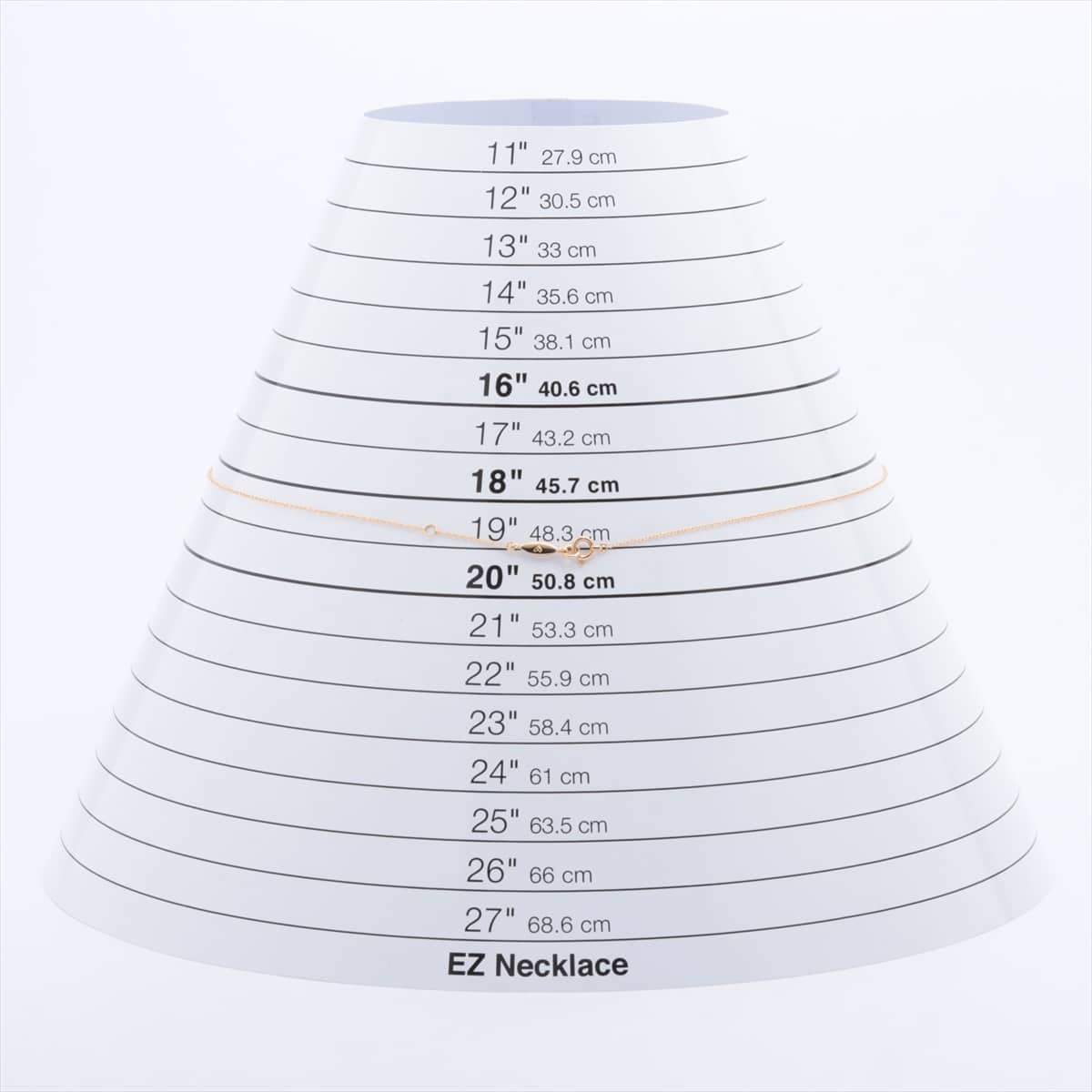 アーカー ビリーブユー ダイヤ ネックレス K18(YG) 1.6g 0.10