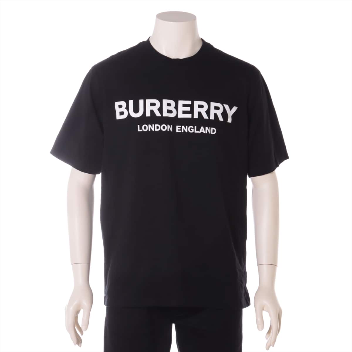 バーバリー 20SS コットン Tシャツ M メンズ ブラック  8026016 ロゴ ティッシ期