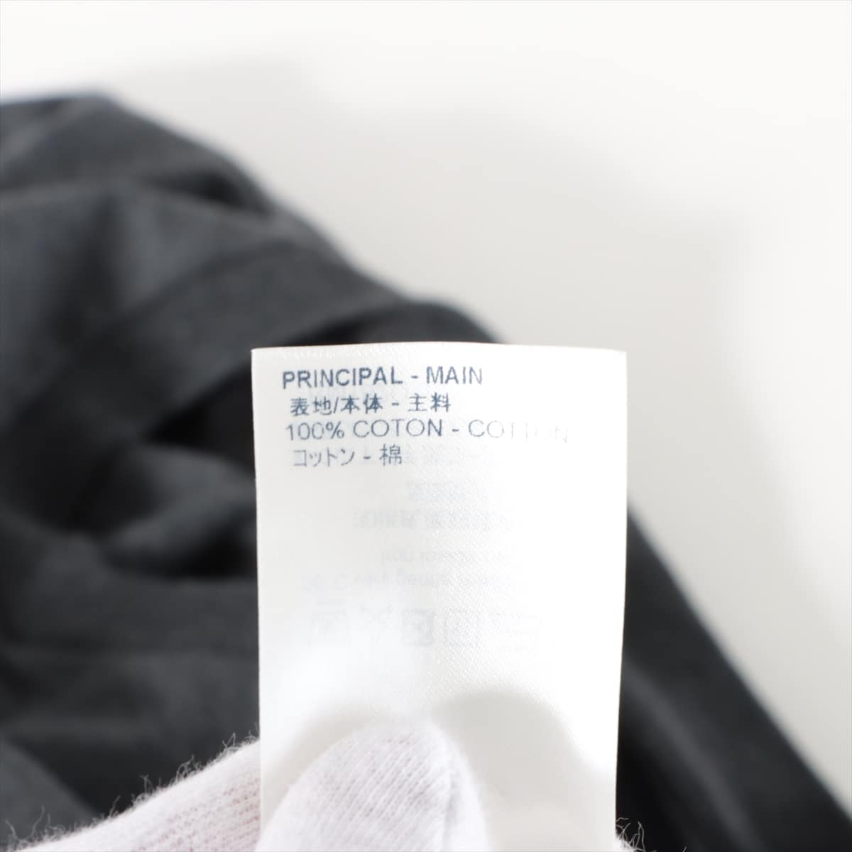 ルイヴィトン 18AW コットン Tシャツ M メンズ グレー  RM182Q  LVサークル刺繍