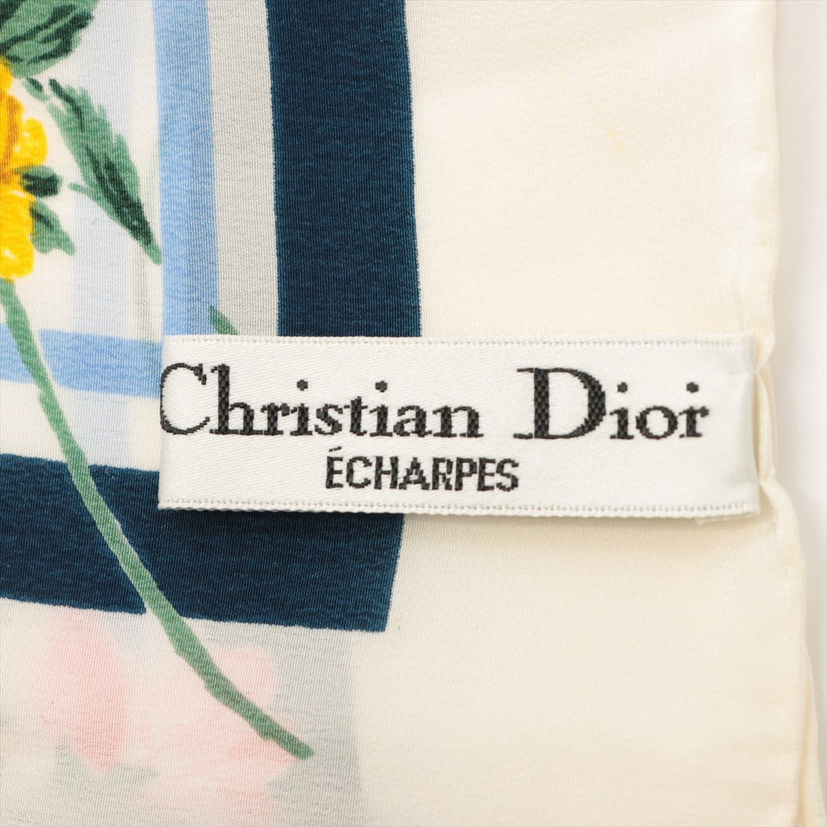 クリスチャンディオール スカーフ シルク ホワイト