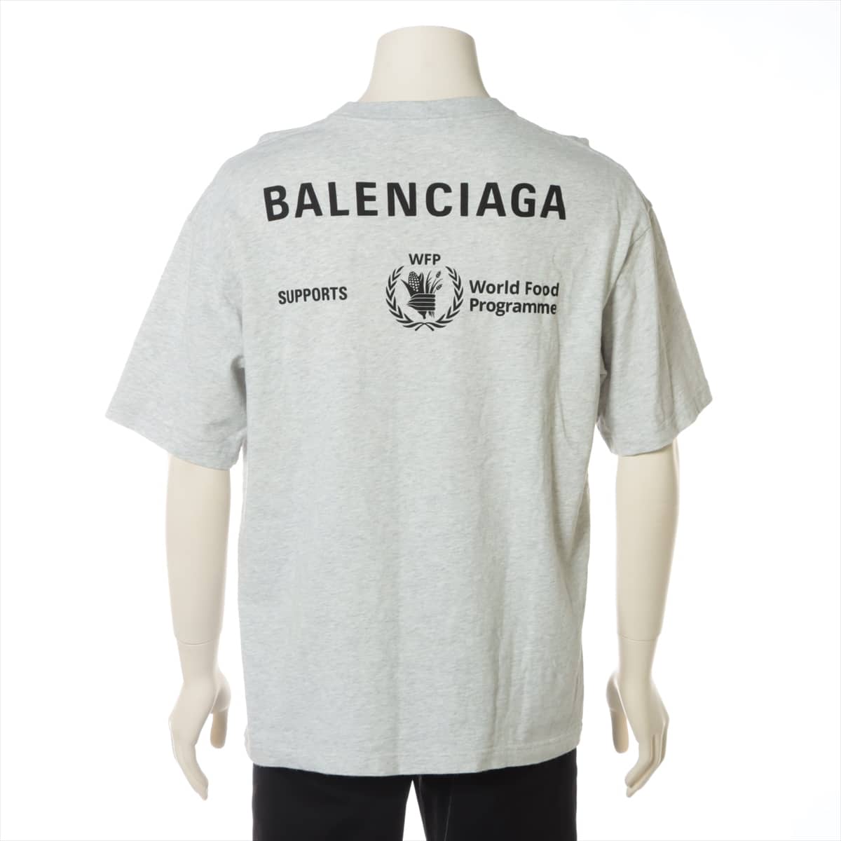 バレンシアガ コットン Tシャツ XS メンズ グレー  612966