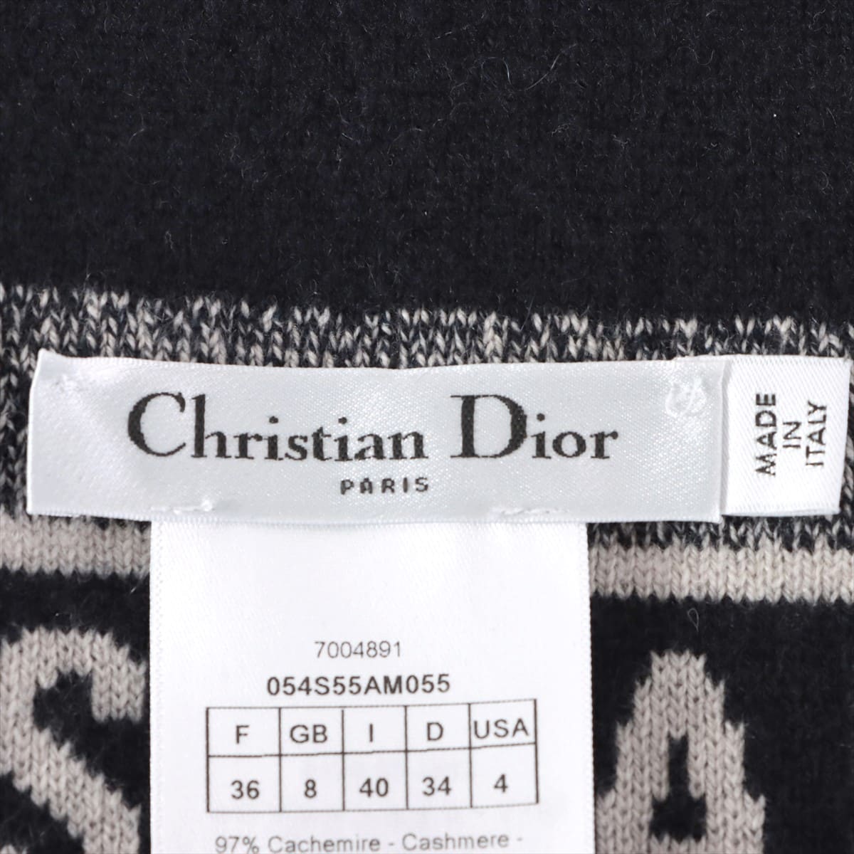 美品 Christian Dior ニット セーター 稀少 34 カシミヤ自宅保管ですのでご了承下さい