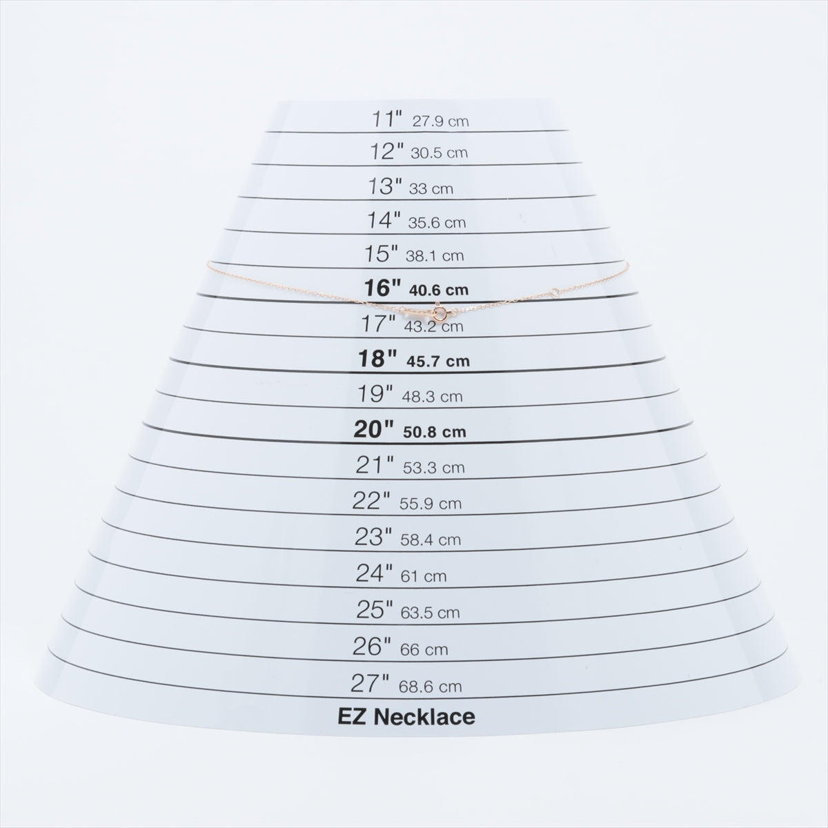 4℃ ダイヤ ネックレス K10(PG) 1.0g