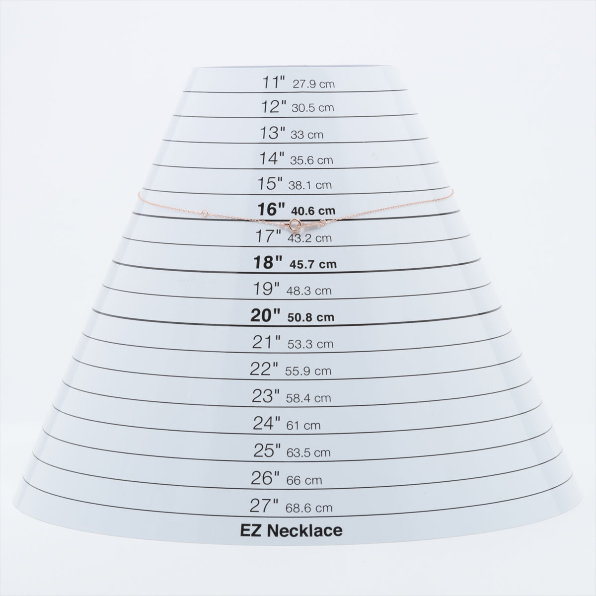 4℃ ダイヤ 色石 ネックレス K10(PG) 1.0g