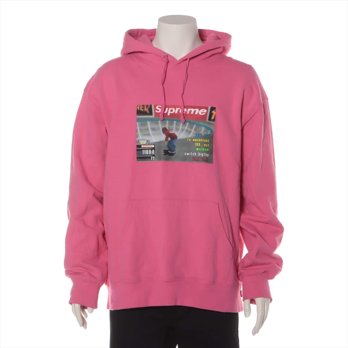 シュプリーム×スラッシャー 21AW コットン パーカー L メンズ ピンク  Hooded Sweatshirt