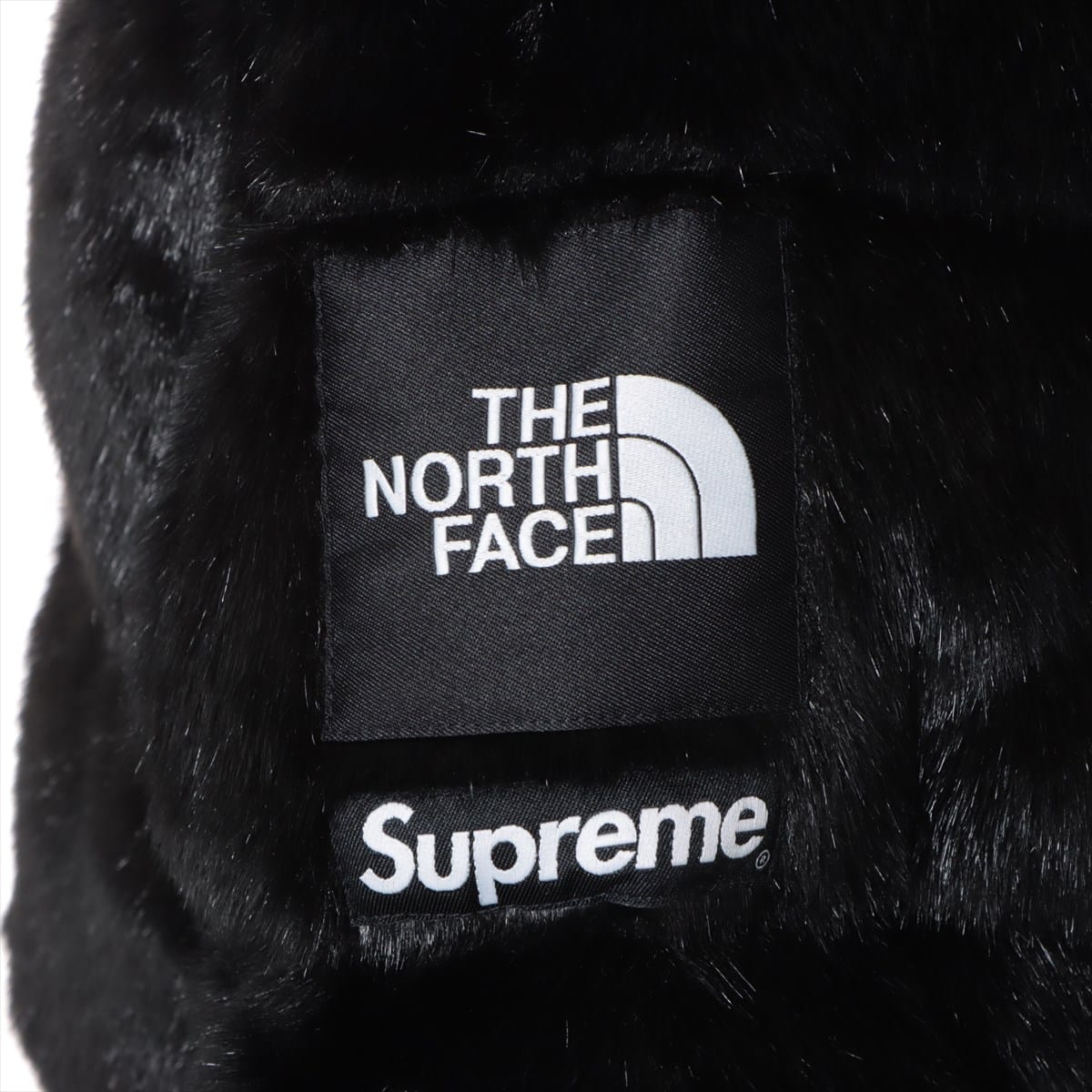 Supreme Faux Fur Nuptse Jacket M ブラック 黒