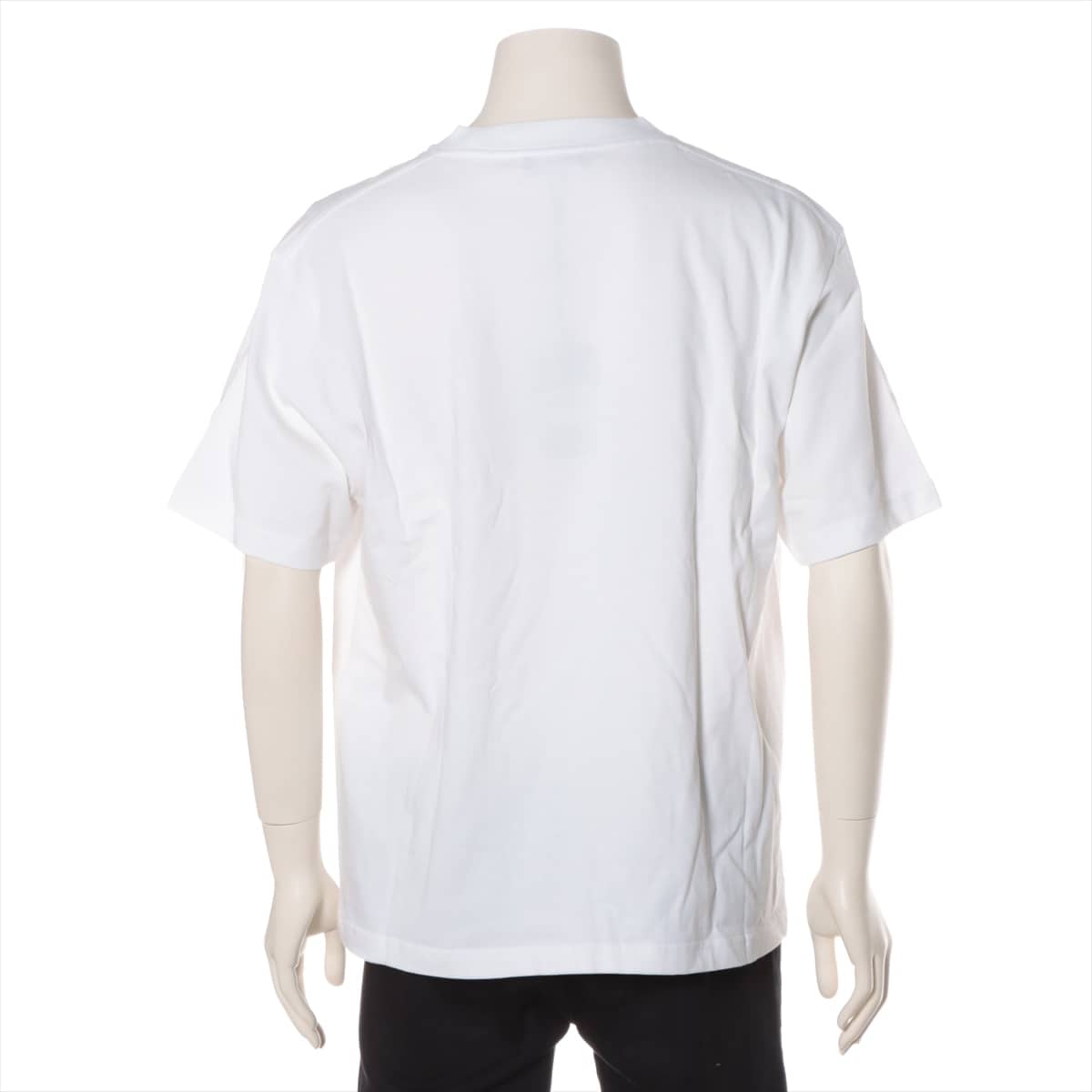 バレンシアガ 20SS コットン Tシャツ M メンズ ホワイト  594579 ロゴ刺繍