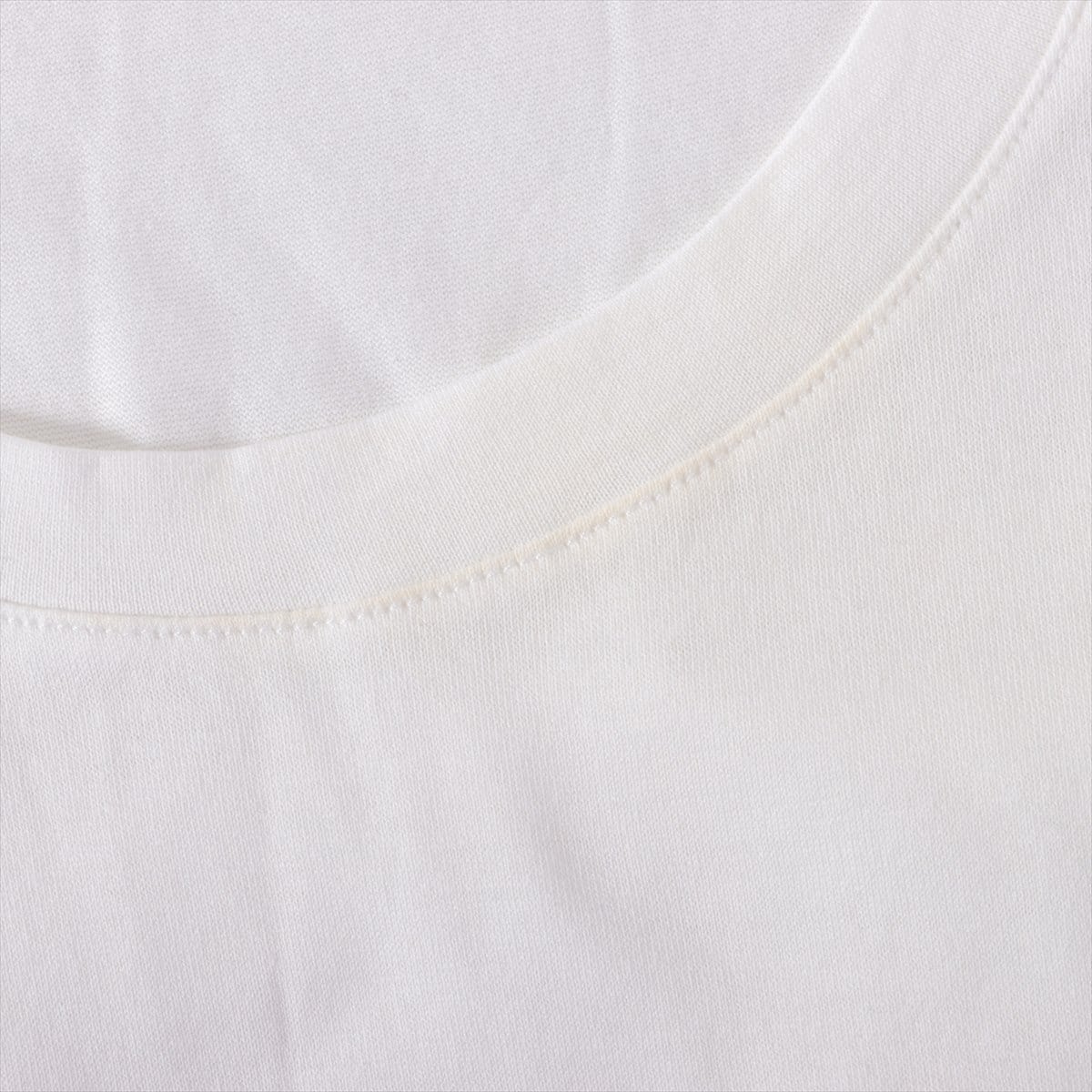 エルメス コットン Tシャツ XS メンズ ホワイト  プラスモール刺繍