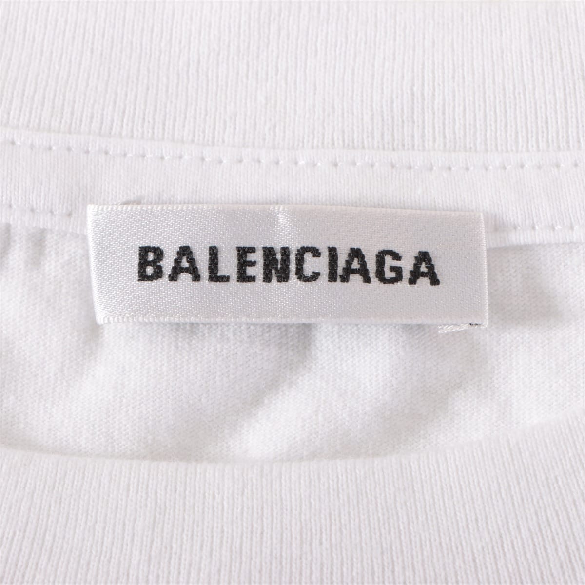 バレンシアガ 18年 コットン Tシャツ M レディース ホワイト  578133