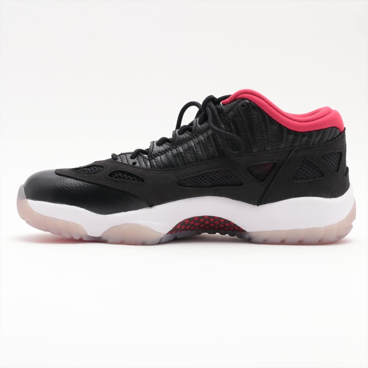 ナイキ メッシュ×レザー スニーカー 28.0cm メンズ ブラック AIR JORDAN 11 RETRO LOW IE 919712-023