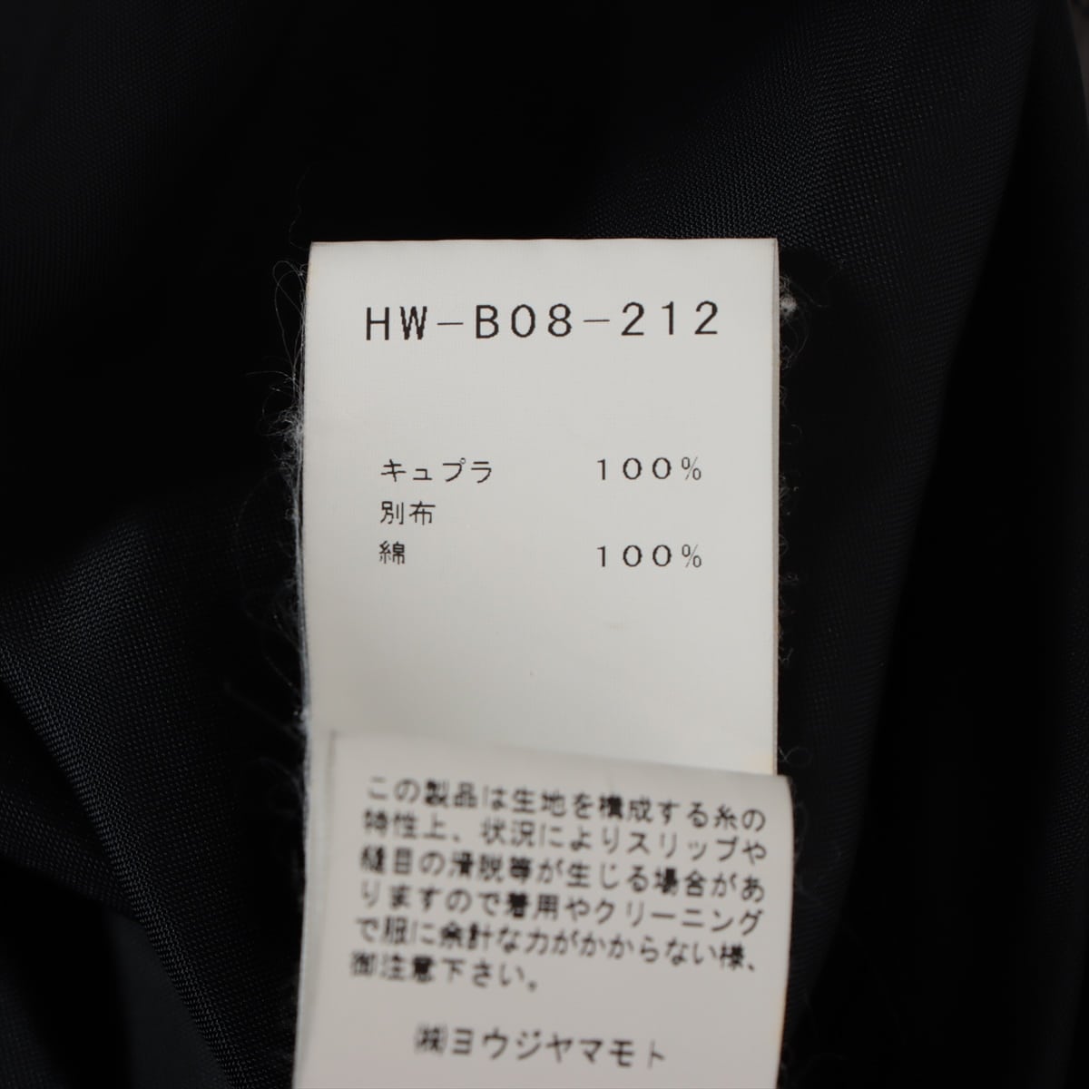 ヨウジヤマモトプールオム 18SS キュプラ シャツ 3 メンズ ブラック  HW-B08-212 Cupro Staff Shirt